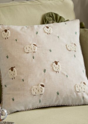 Ramble Sheep Tufted Cushion Natural